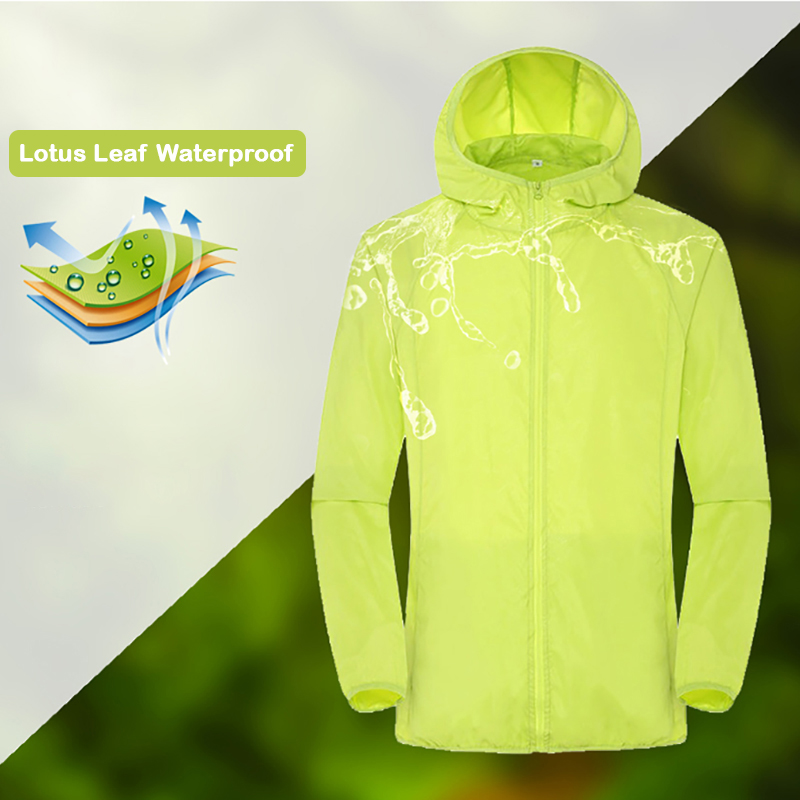 Men Women Hiking Jacket Waterp - Outdoor Sport Windbreaker recension och pris