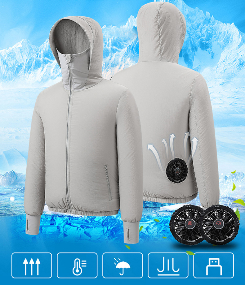 Summer Sport Fan Air Condition - Outdoor Sport Jacket Brand recension och pris