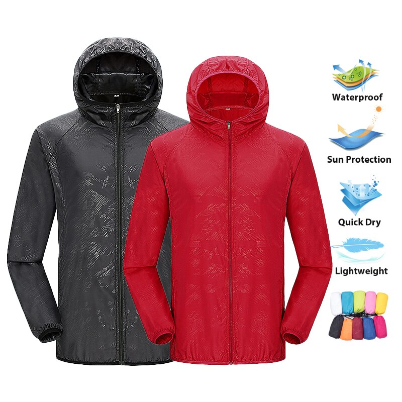 LNGXO Unisex Hiking Jacket Men - Outdoor Sport Windbreaker recension och pris