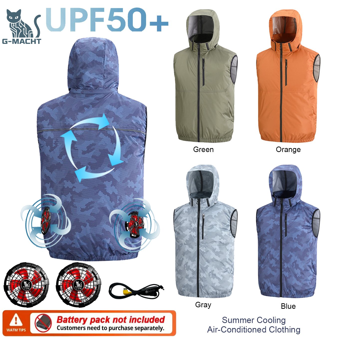 Summer Sport 12V/5V Fan Air Co - Outdoor Sport Jacket Brand recension och pris