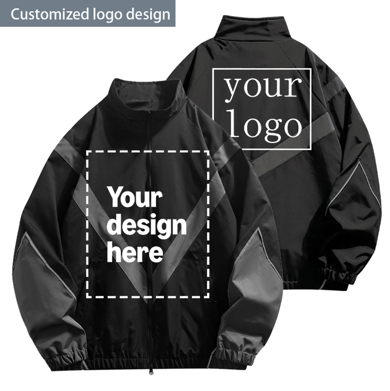 Men's Zipper Stand-Collar Raci - Outdoor Sport Logo recension och pris